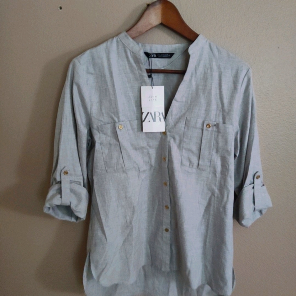 Gray shirt